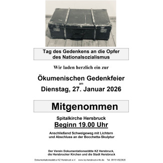 Plakat Gedenkfeier Spitalkirche