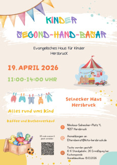 Plakat Second-Hand-Basar