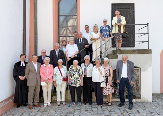 Die Jubilare an der Thomaskirche