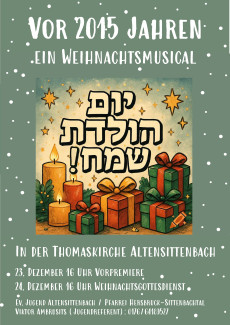 Plakat Weihnachtsmusical 2025