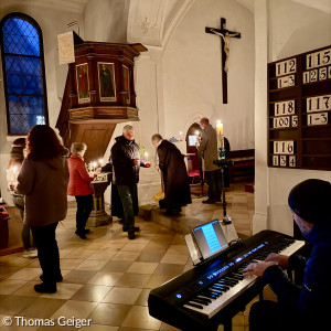 Christoph Utz am Piano machte die Musik